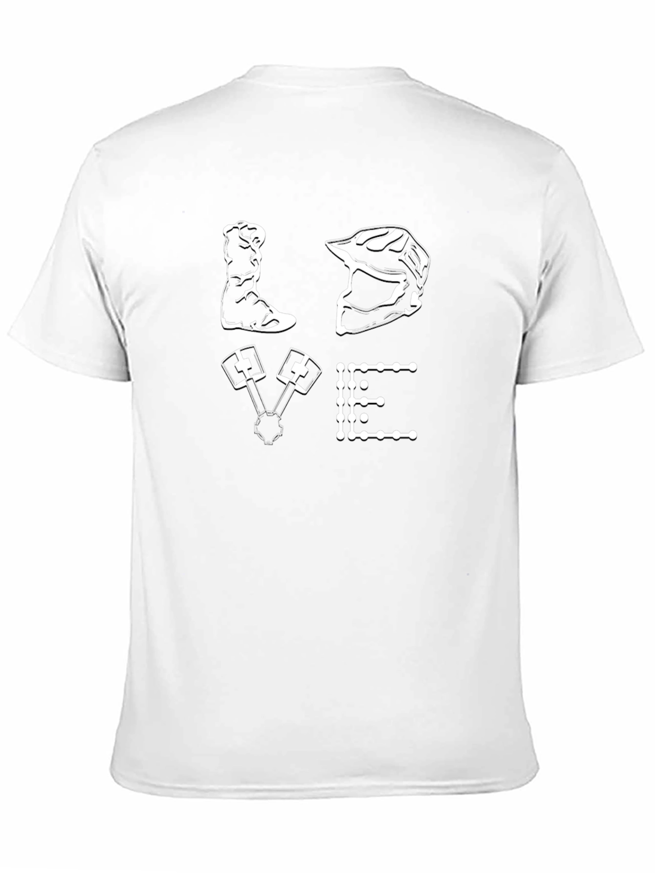 Motocross LOVE Graphic T-Shirt