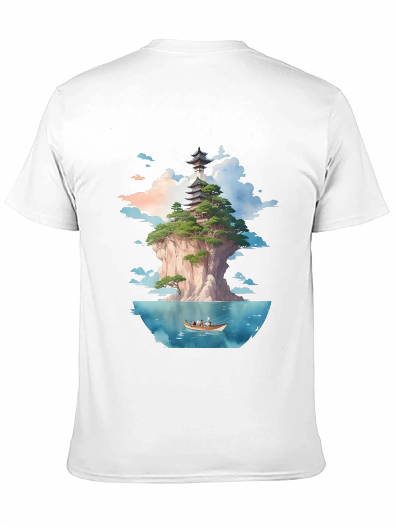 Pagoda Island Graphic Tee - Unique Design