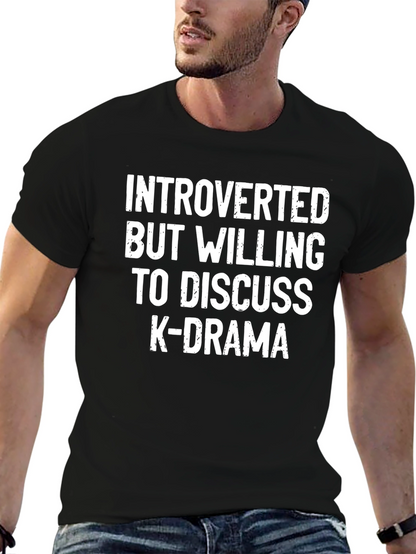 Introverted K-Drama Fan T-Shirt