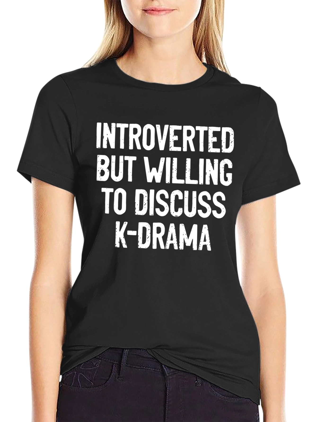 Introverted K-Drama Fan T-Shirt