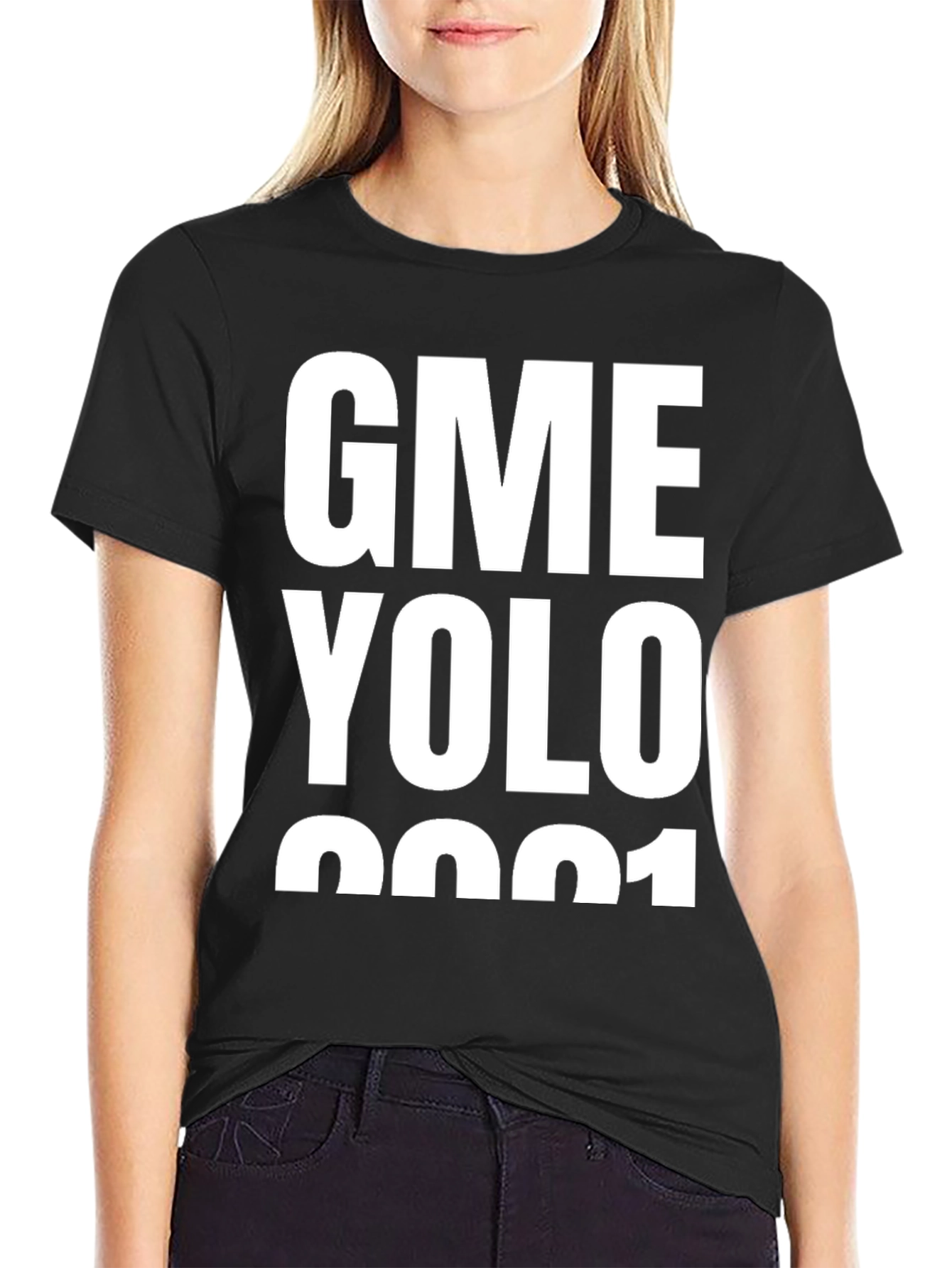 GME YOLO 2021 Black T-Shirt
