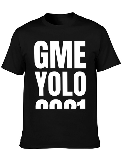 GME YOLO 2021 Black T-Shirt