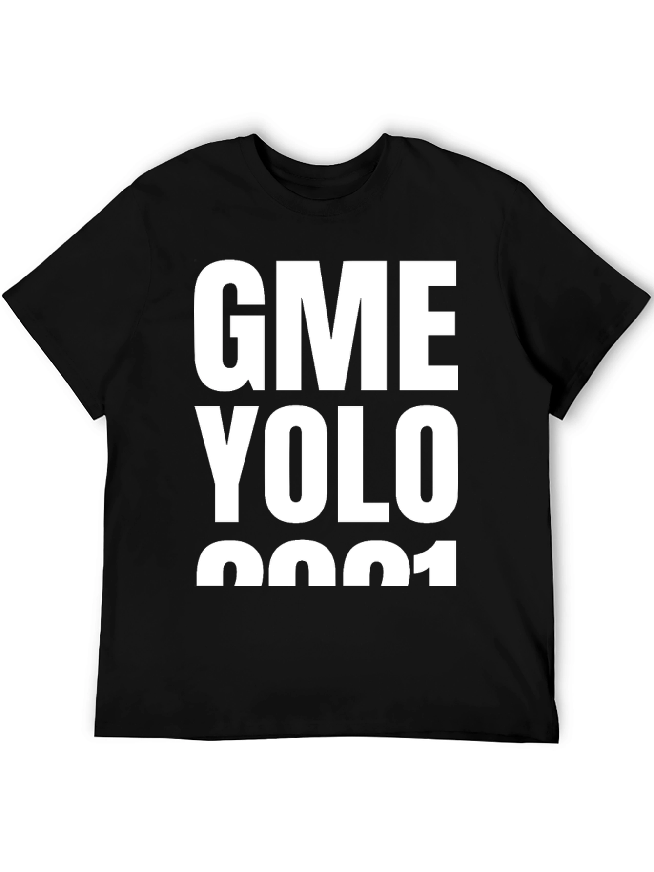 GME YOLO 2021 Black T-Shirt