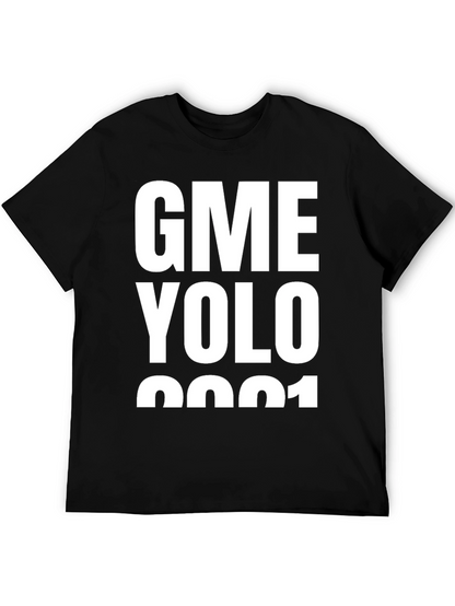 GME YOLO 2021 Black T-Shirt