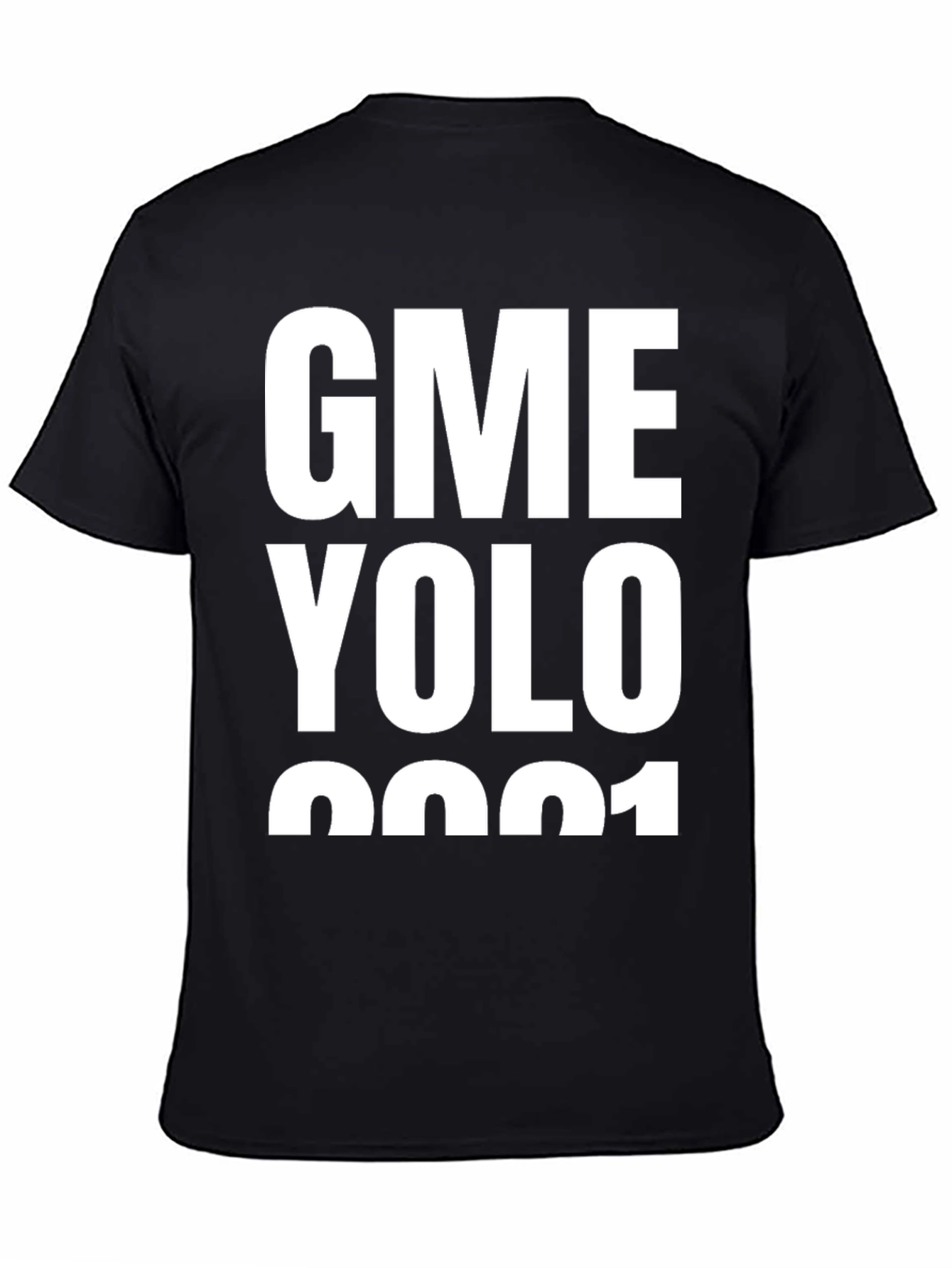 GME YOLO 2021 Black T-Shirt