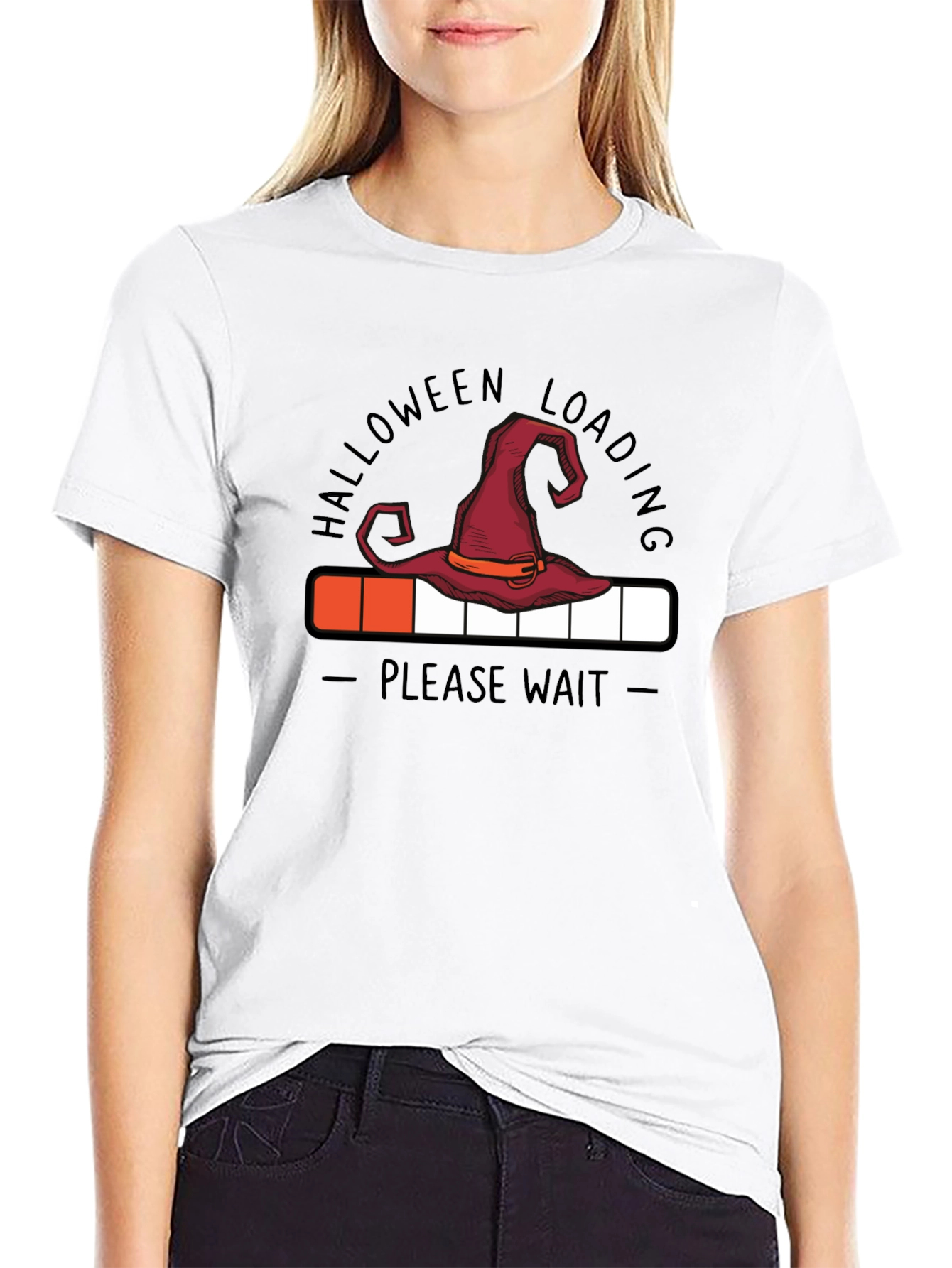 Halloween Loading T-Shirt - Witch Hat Design