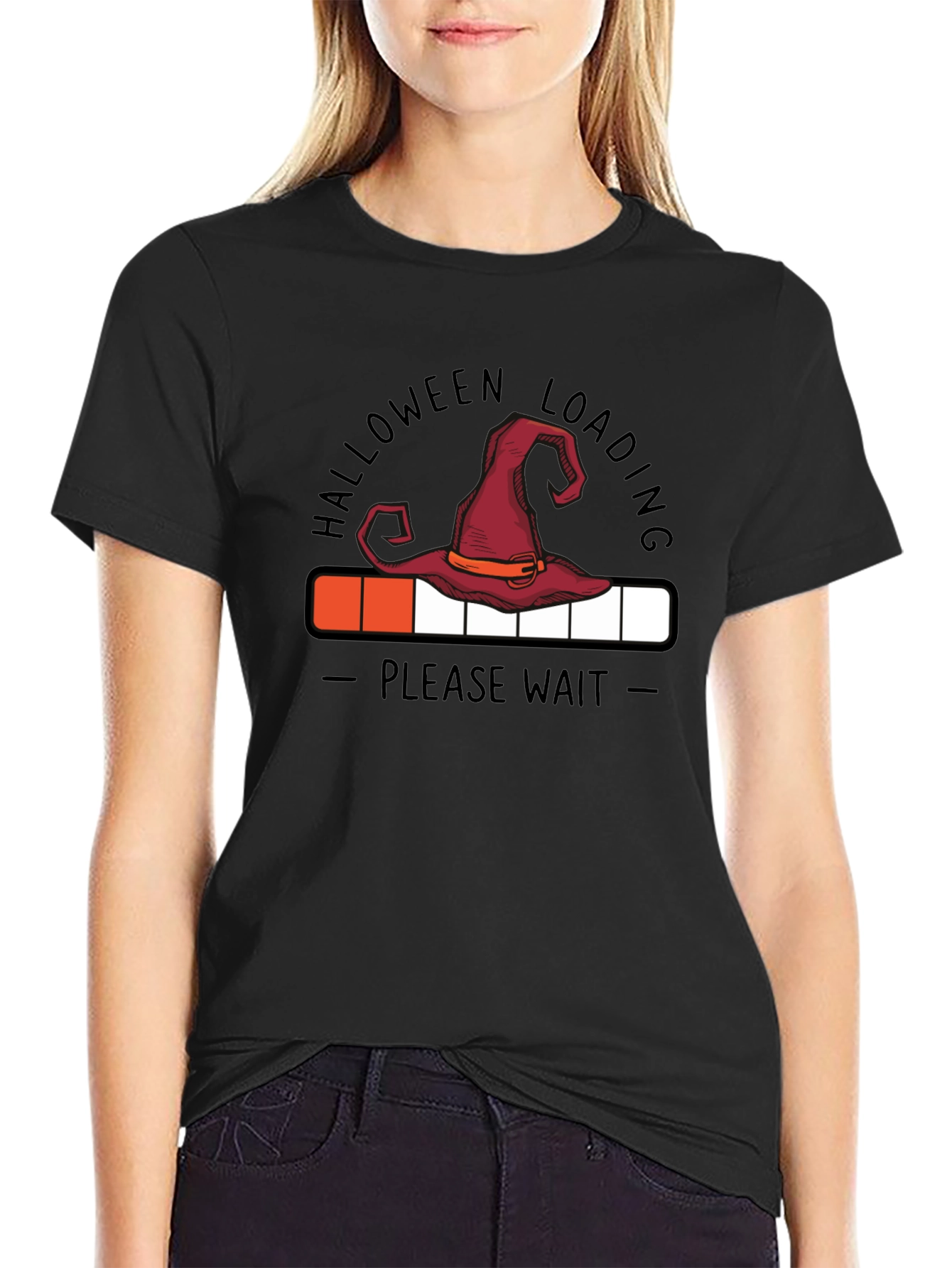 Halloween Loading T-Shirt - Witch Hat Design