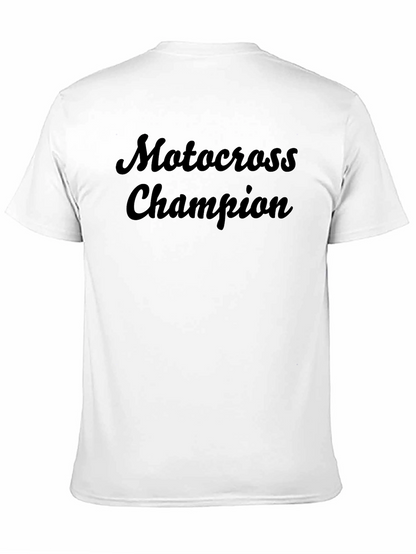 Motocross Champion Graphic Tee - Black T-Shirt