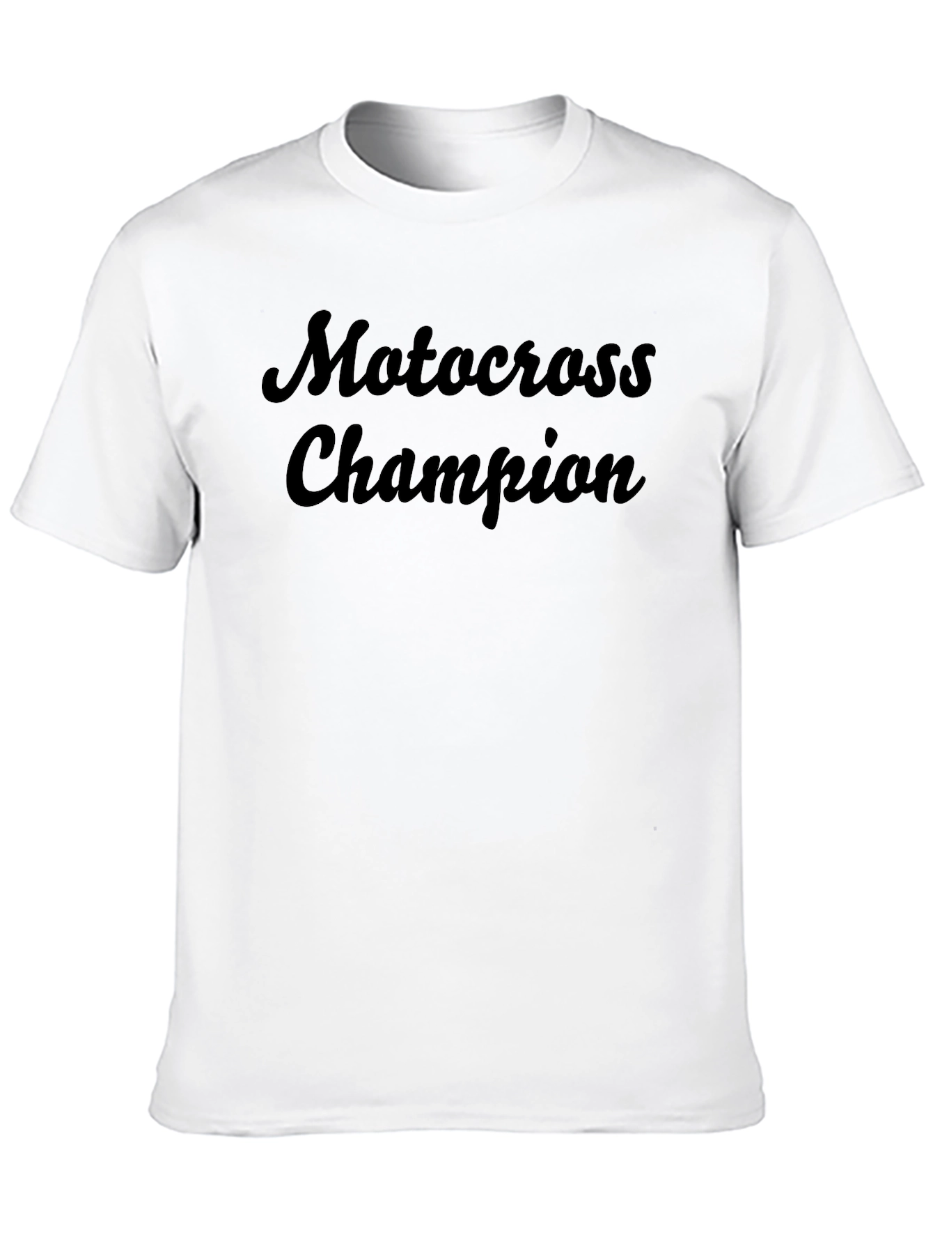 Motocross Champion Graphic Tee - Black T-Shirt