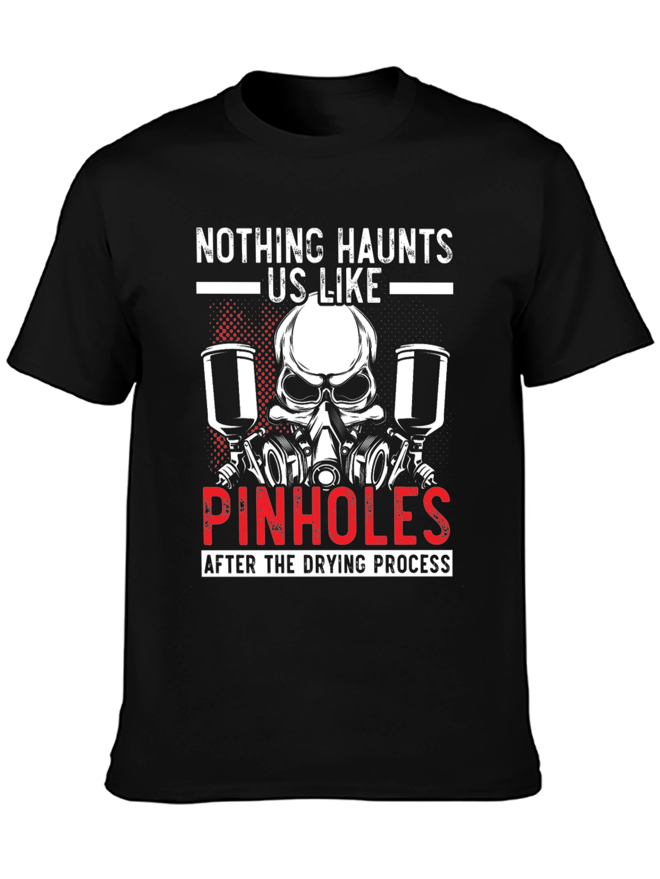 Painter Skull Pinhole T-Shirt