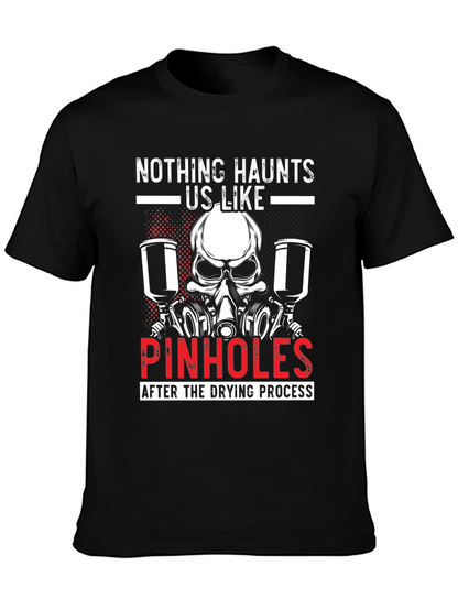 Painter Skull Pinhole T-Shirt