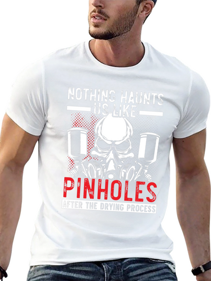 Painter Skull Pinhole T-Shirt