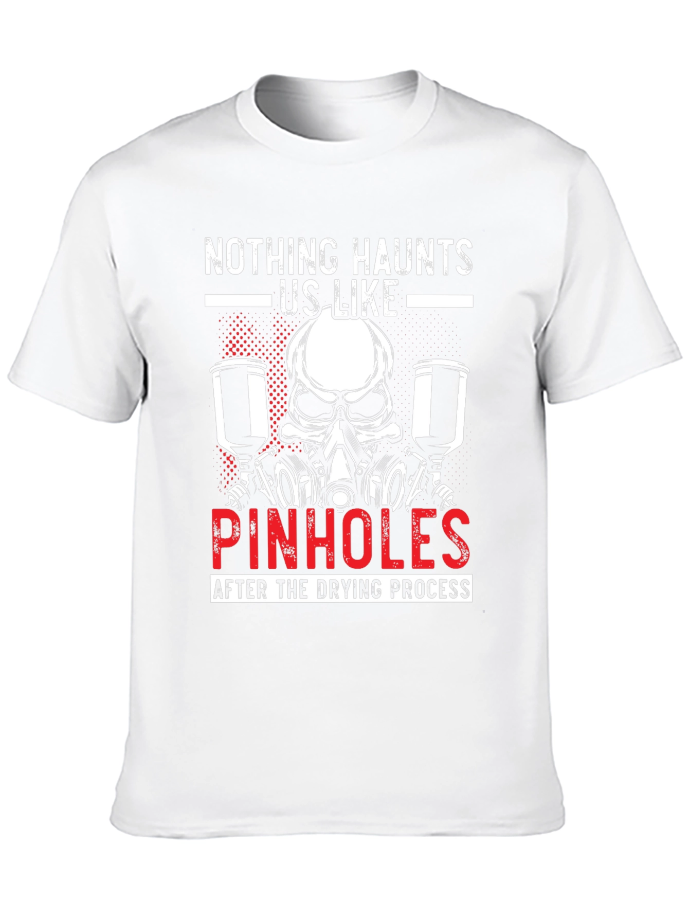 Painter Skull Pinhole T-Shirt