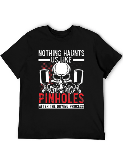 Painter Skull Pinhole T-Shirt