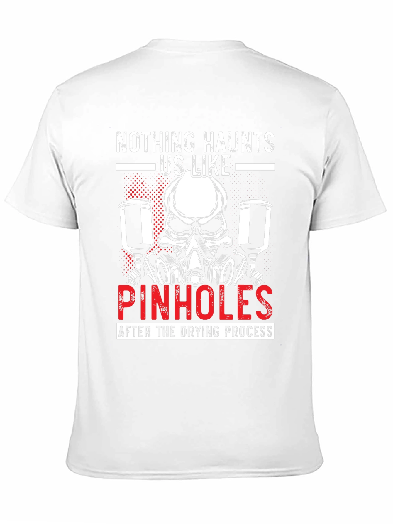 Painter Skull Pinhole T-Shirt