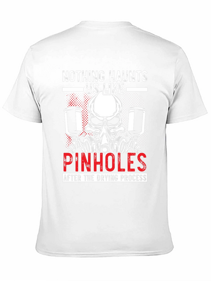 Painter Skull Pinhole T-Shirt