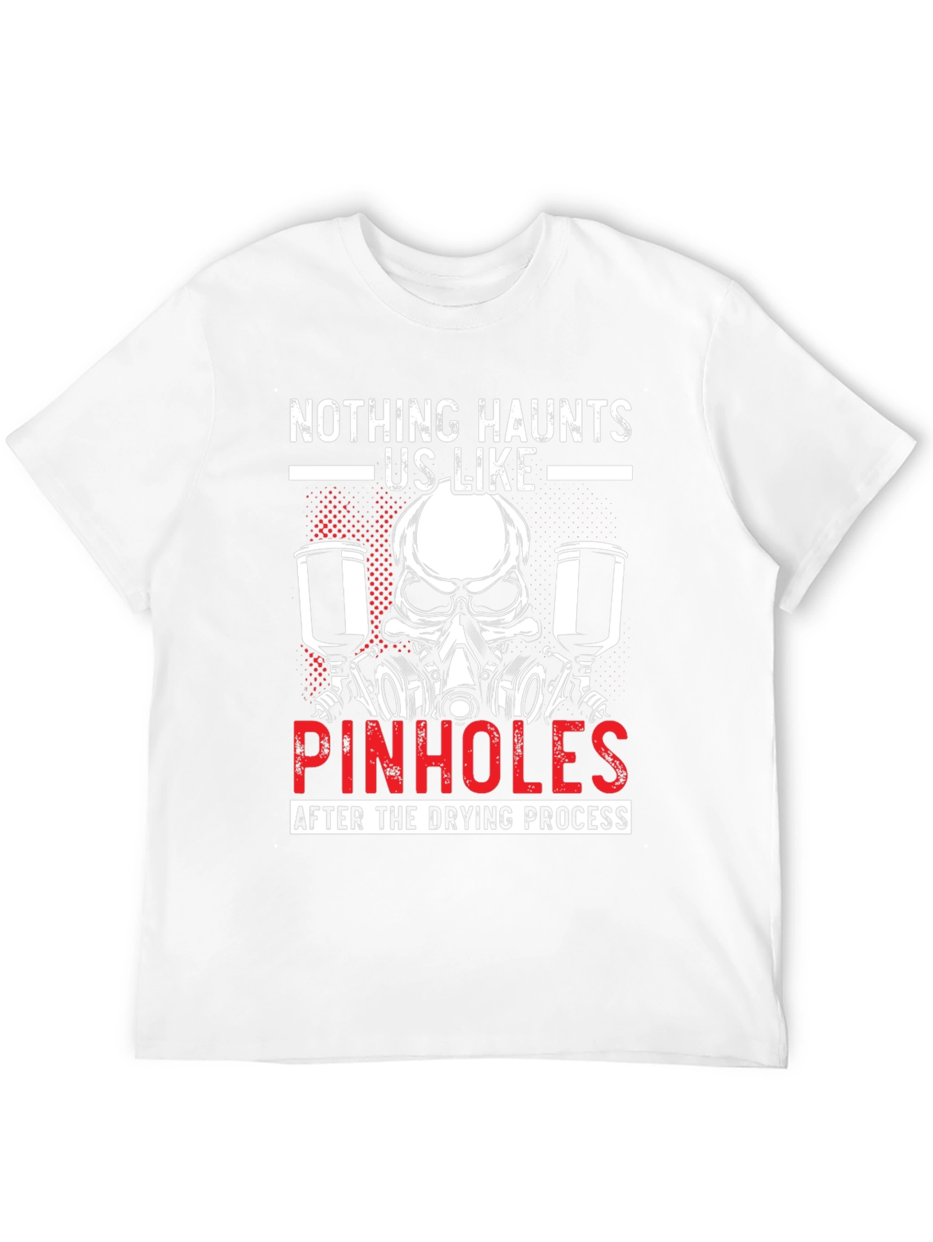 Painter Skull Pinhole T-Shirt