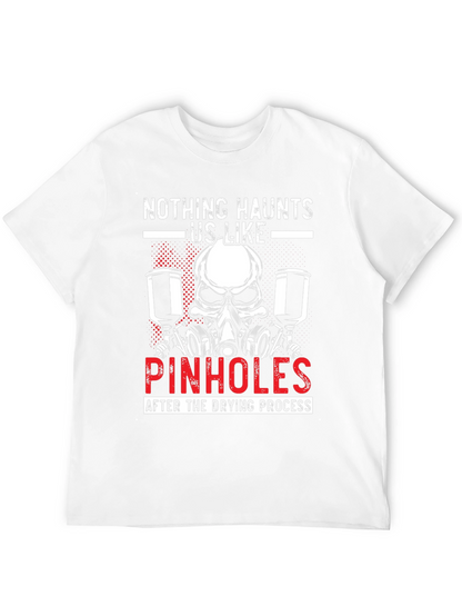 Painter Skull Pinhole T-Shirt