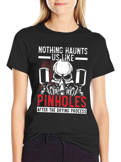 Painter Skull Pinhole T-Shirt