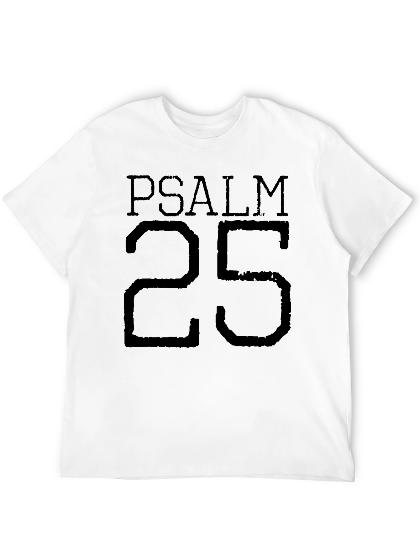 Psalm 25 T-Shirt - Religious Graphic Tee - Black