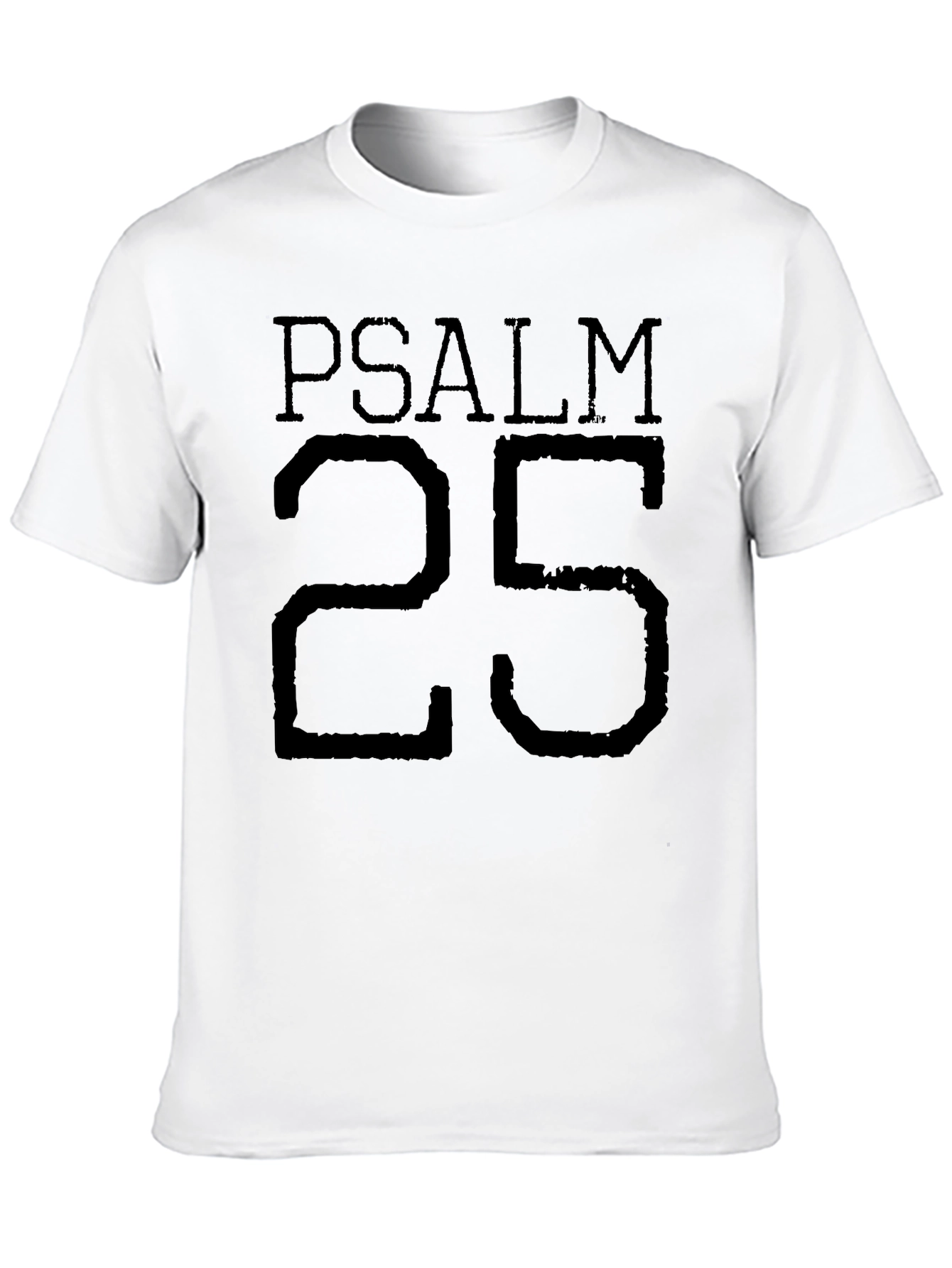 Psalm 25 T-Shirt - Religious Graphic Tee - Black