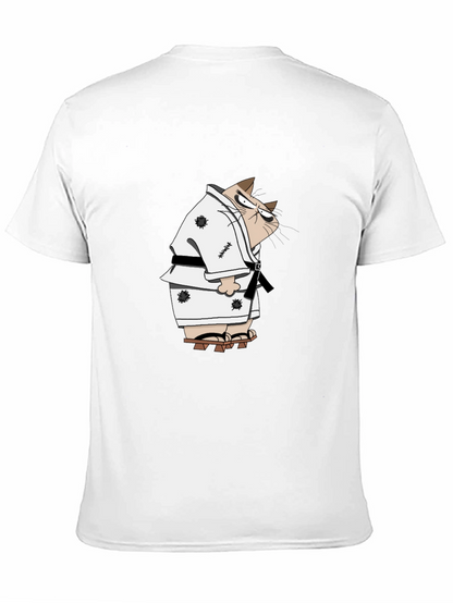 Karate Cat T-Shirt - Martial Arts Funny Tee