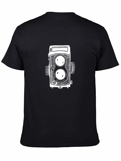 Retro Camera Graphic T-Shirt - Classic Design