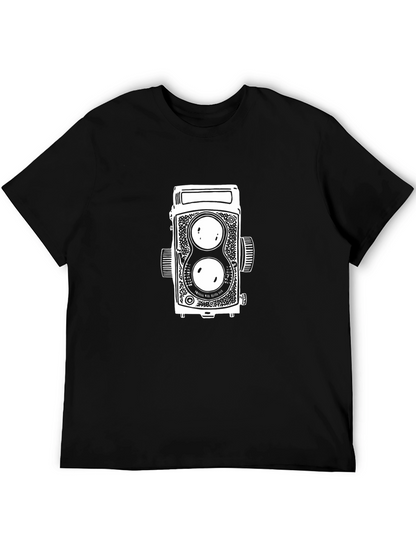 Retro Camera Graphic T-Shirt - Classic Design