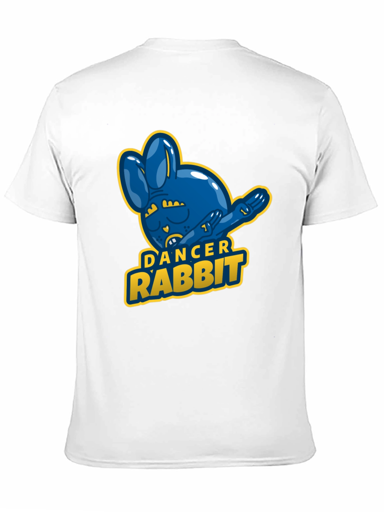 Dancer Rabbit Mens Black T-Shirt