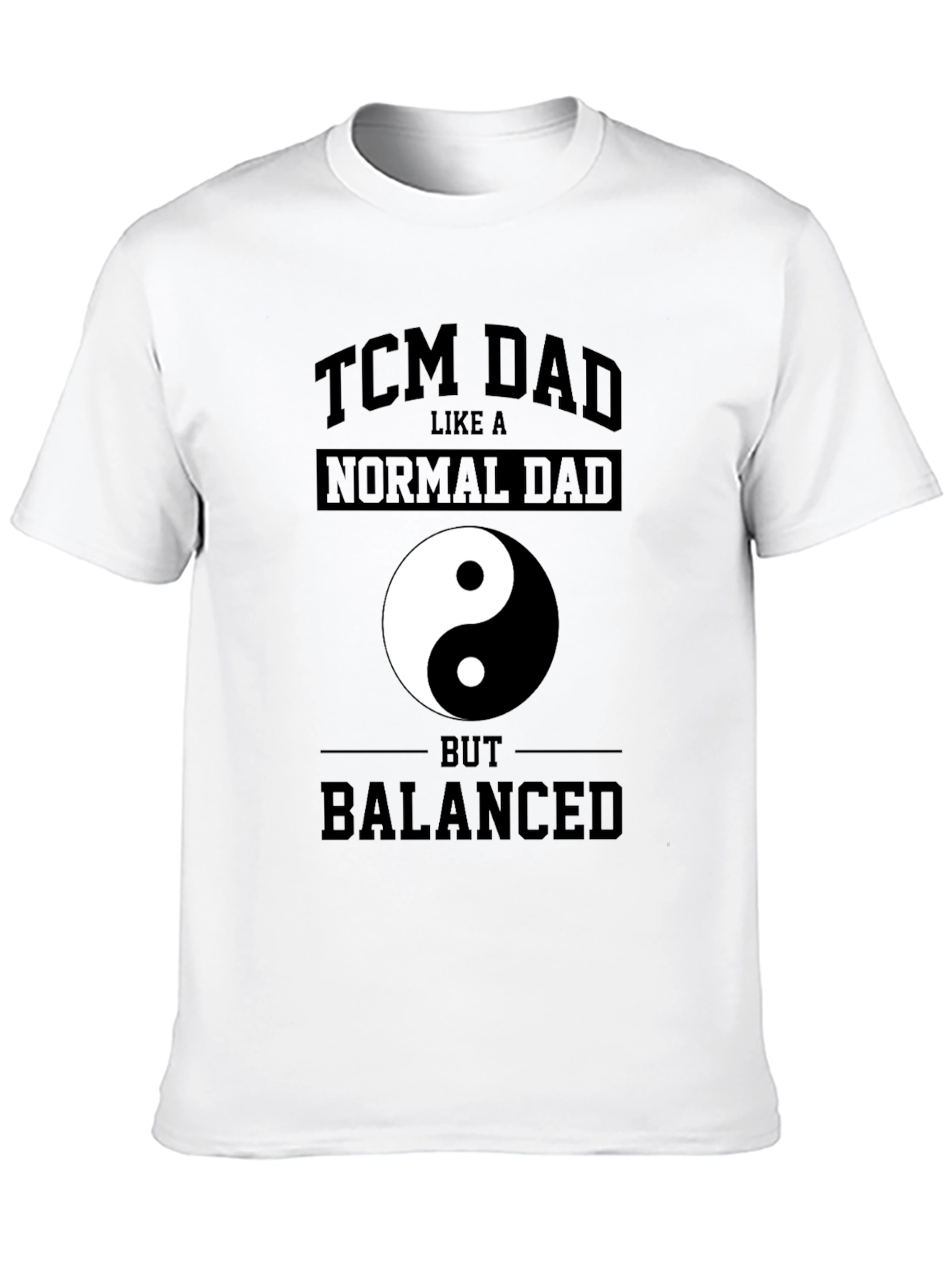 TCM Dad Yin Yang T-Shirt - Balanced Father Tee