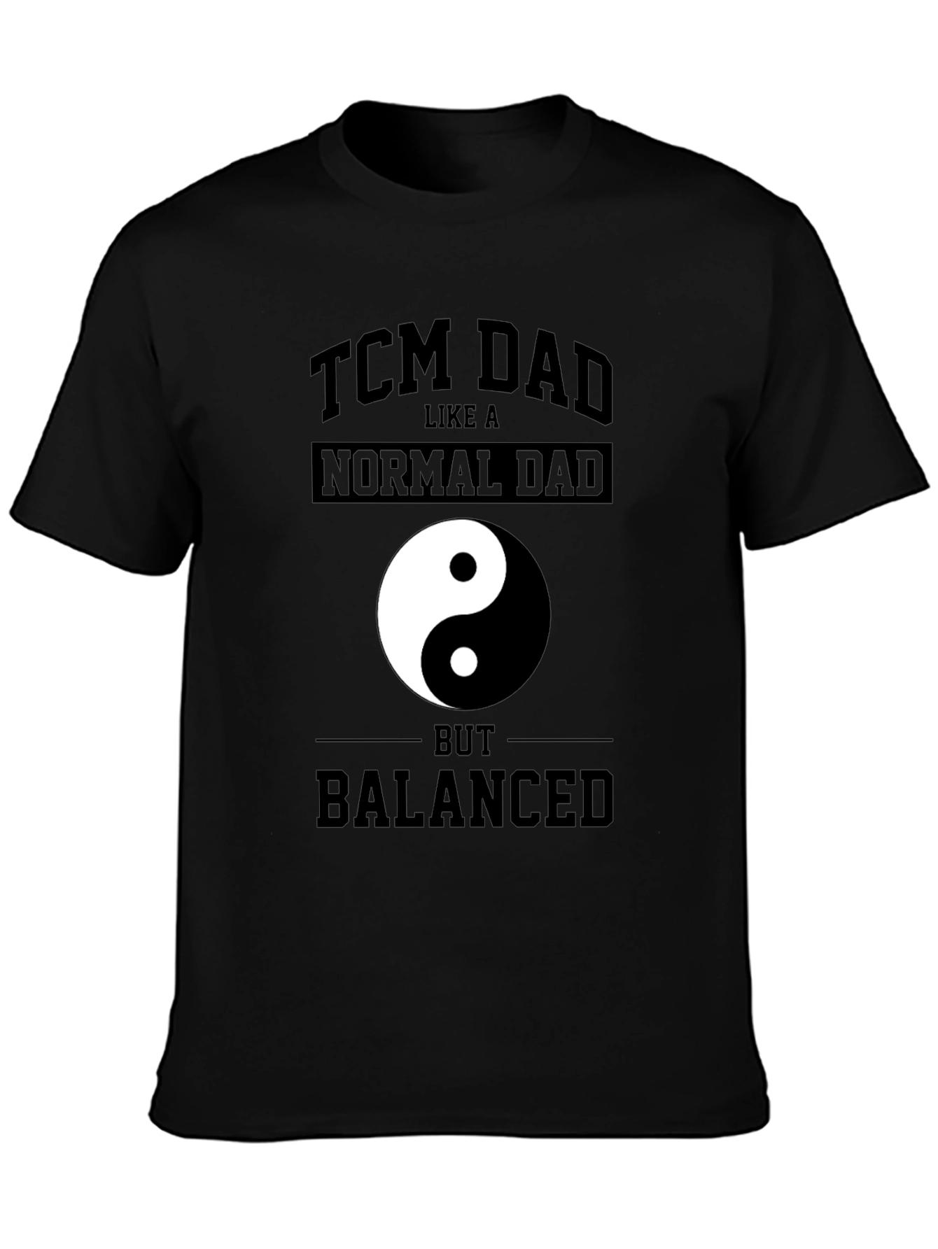 TCM Dad Yin Yang T-Shirt - Balanced Father Tee