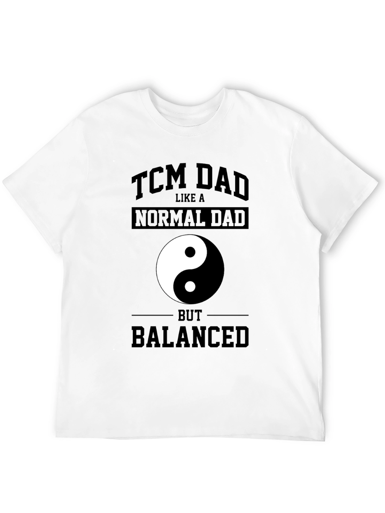 TCM Dad Yin Yang T-Shirt - Balanced Father Tee