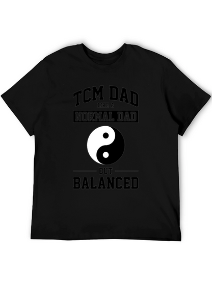 TCM Dad Yin Yang T-Shirt - Balanced Father Tee