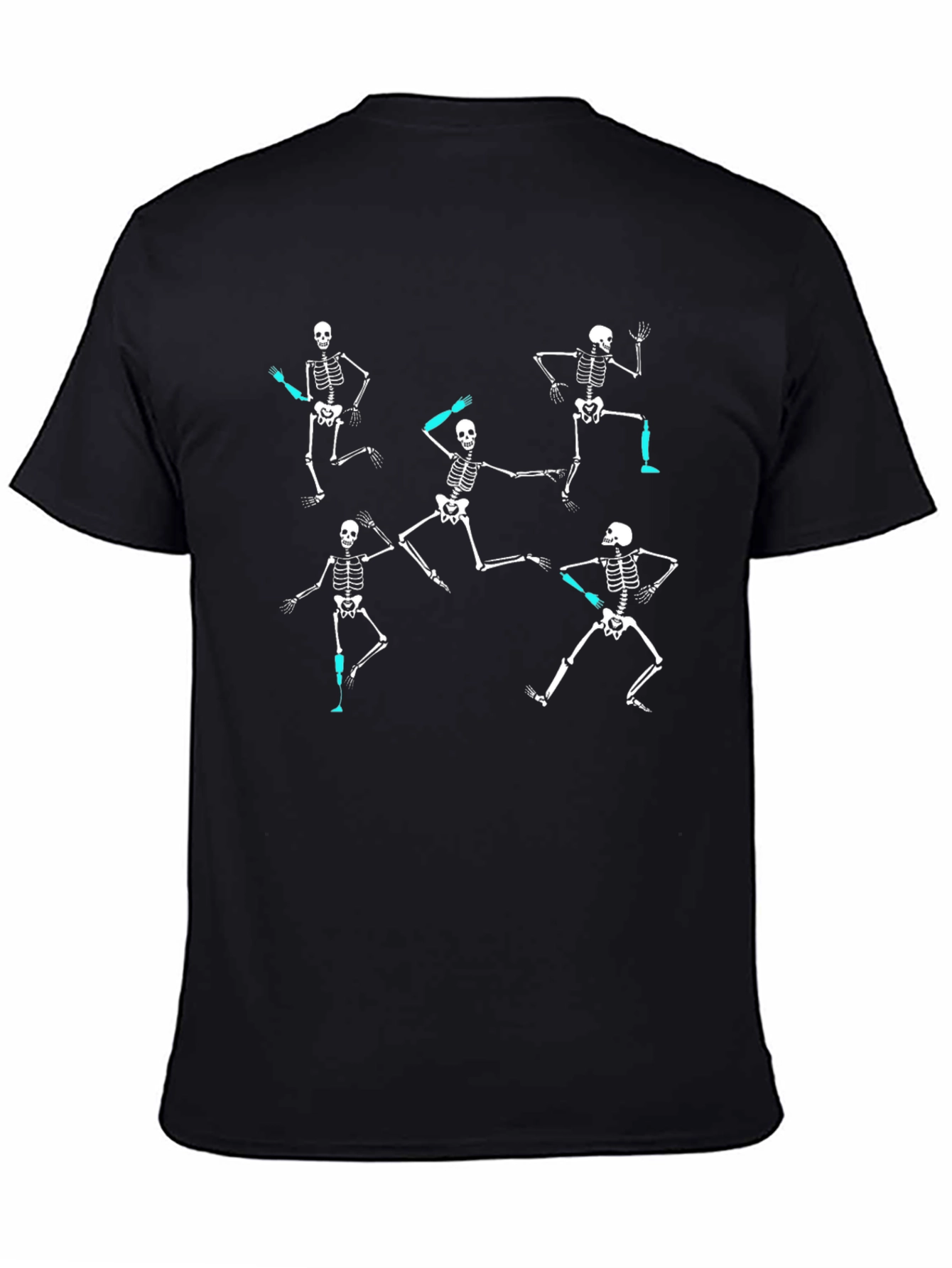 Dancing Skeletons Black T-Shirt
