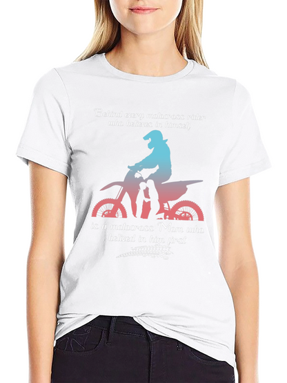 Motocross Mom T-Shirt: Behind Every Rider