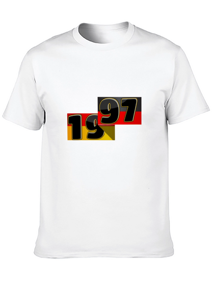 1997 Germany Flag Graphic Tee - Black