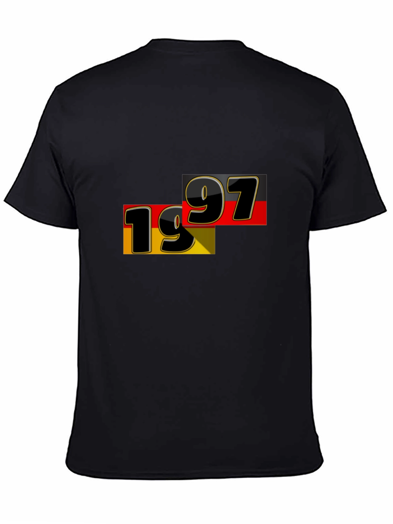 1997 Germany Flag Graphic Tee - Black