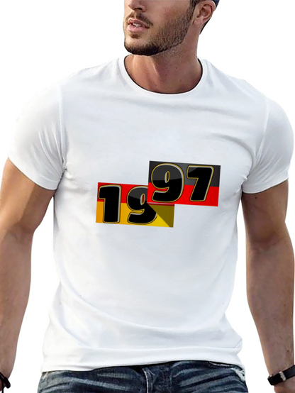 1997 Germany Flag Graphic Tee - Black