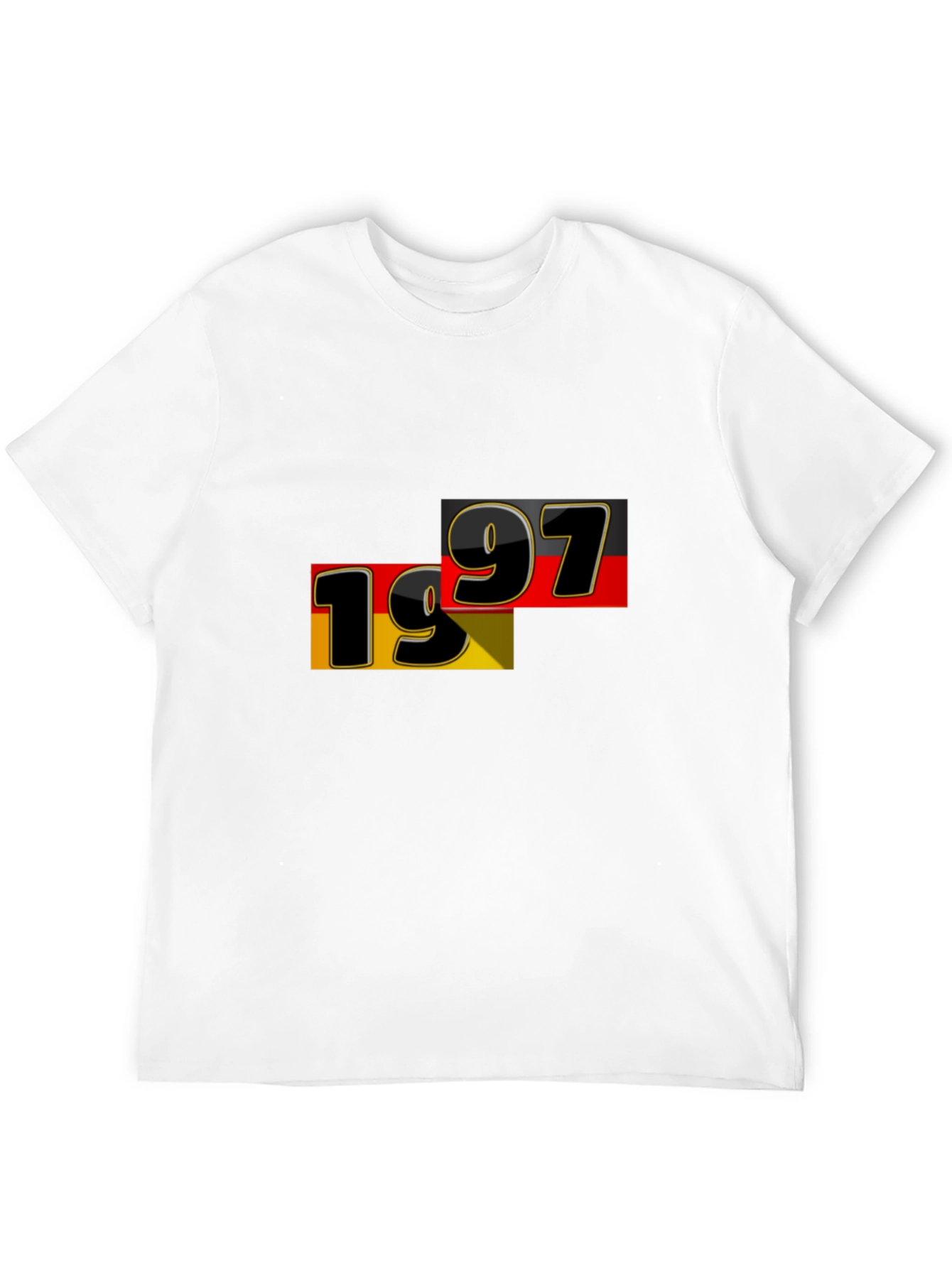 1997 Germany Flag Graphic Tee - Black