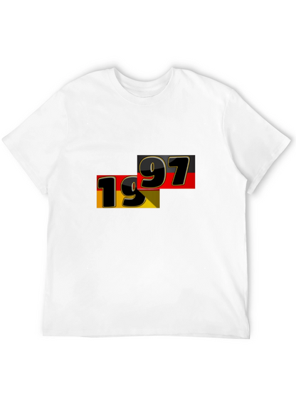 1997 Germany Flag Graphic Tee - Black