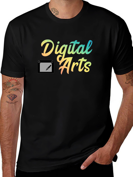 Digital Arts Graphic T-Shirt - Creative Design