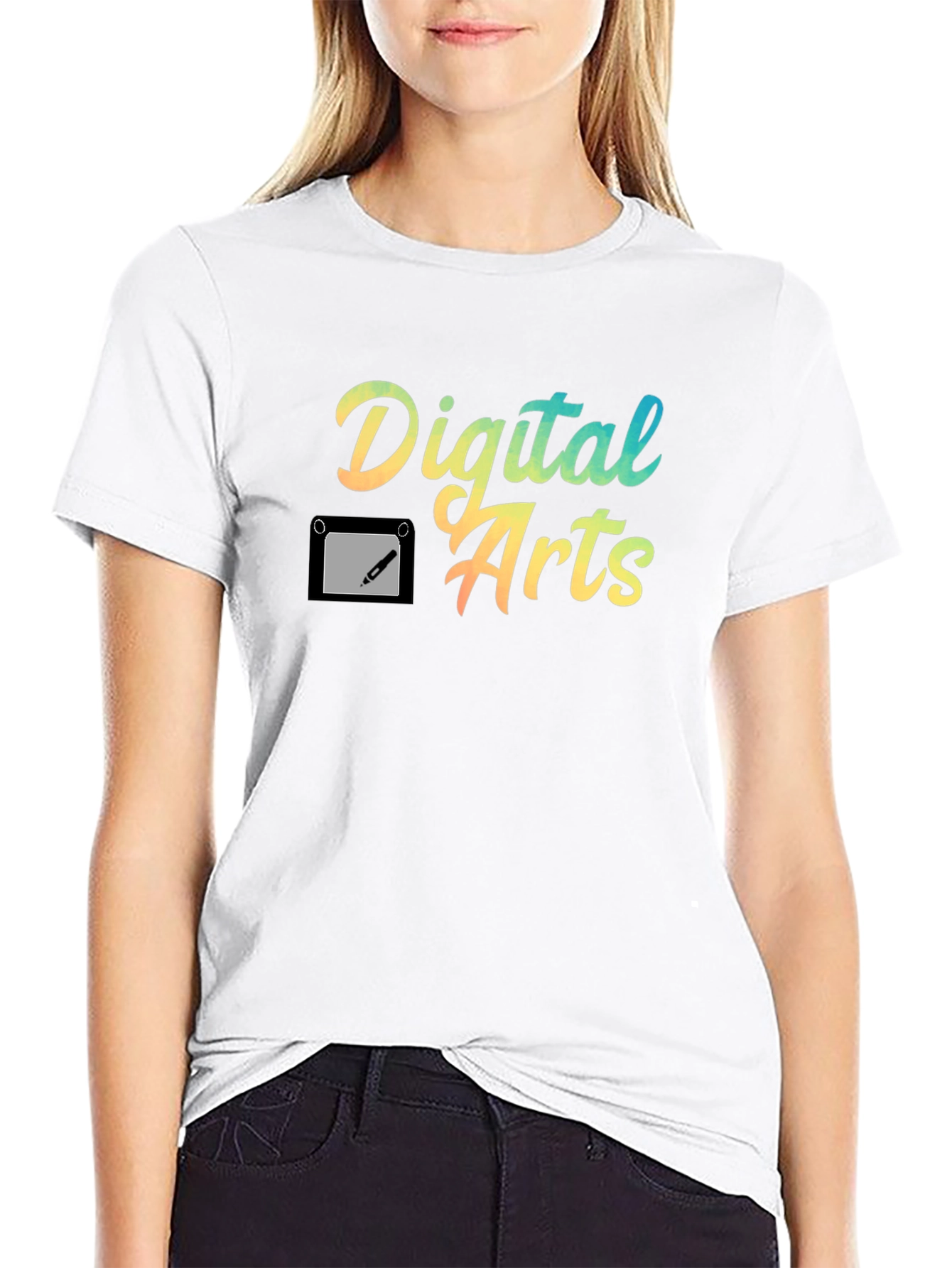Digital Arts Graphic T-Shirt - Creative Design