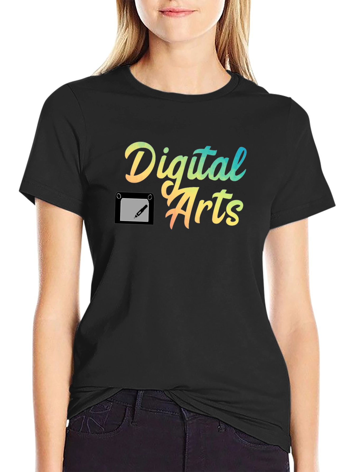Digital Arts Graphic T-Shirt - Creative Design