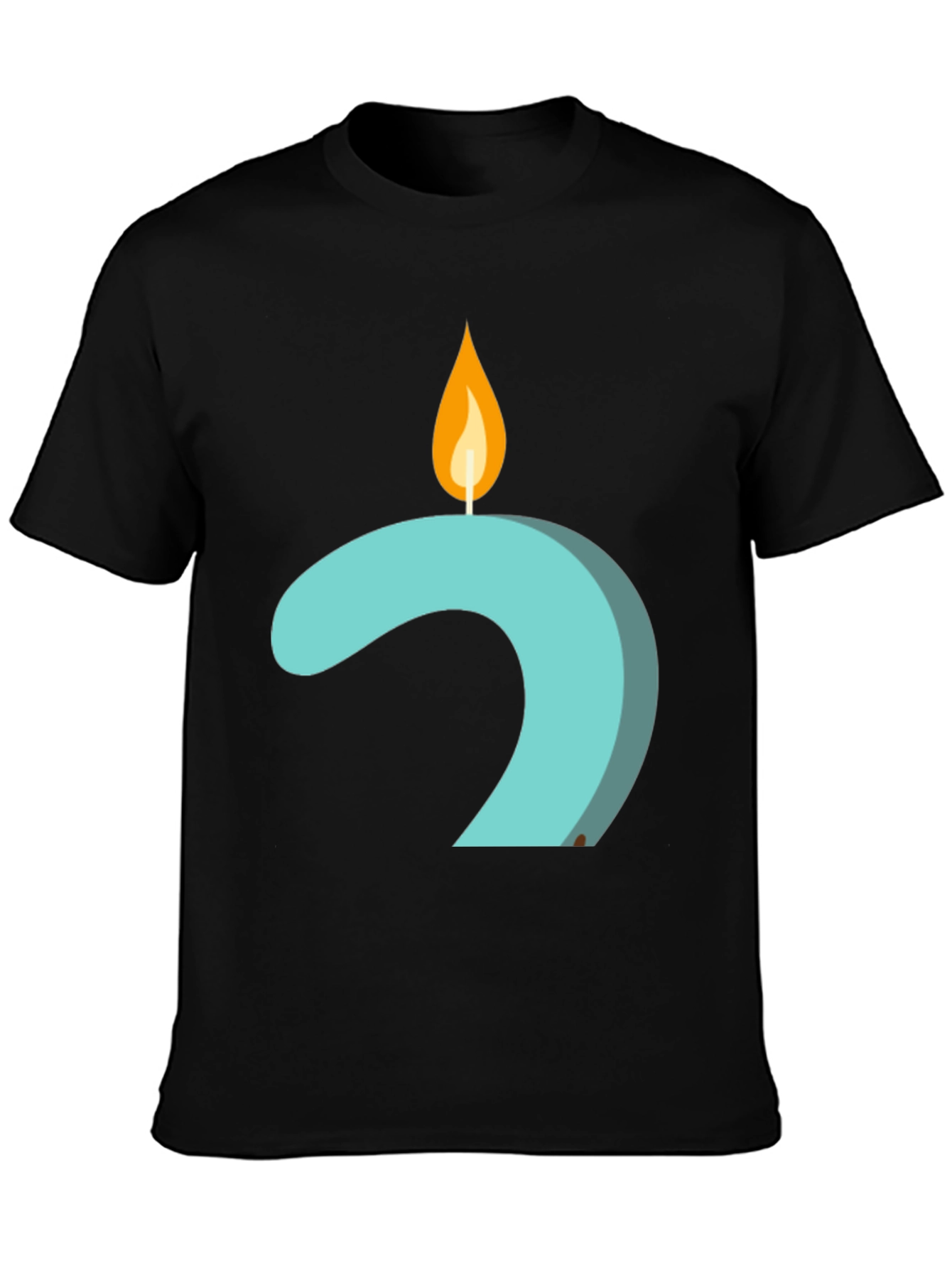 Candle Number 2 Graphic Tee - Black