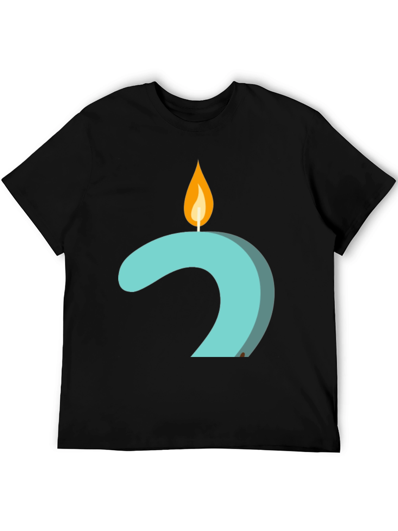 Candle Number 2 Graphic Tee - Black