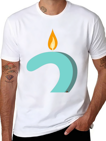 Candle Number 2 Graphic Tee - Black