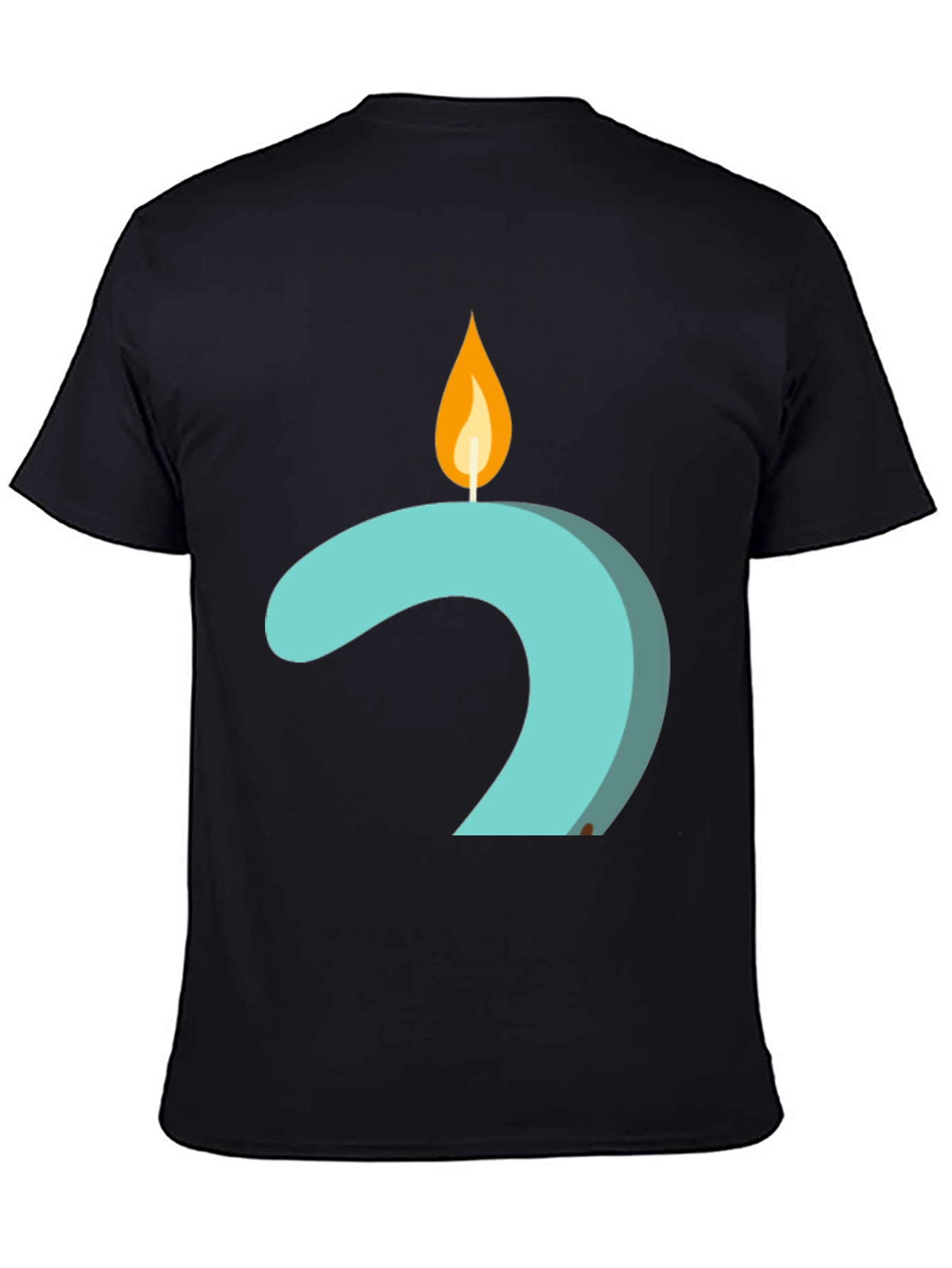 Candle Number 2 Graphic Tee - Black