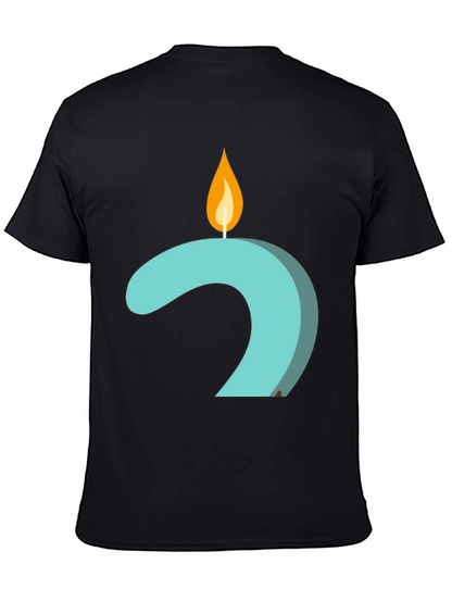 Candle Number 2 Graphic Tee - Black