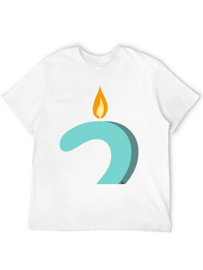 Candle Number 2 Graphic Tee - Black