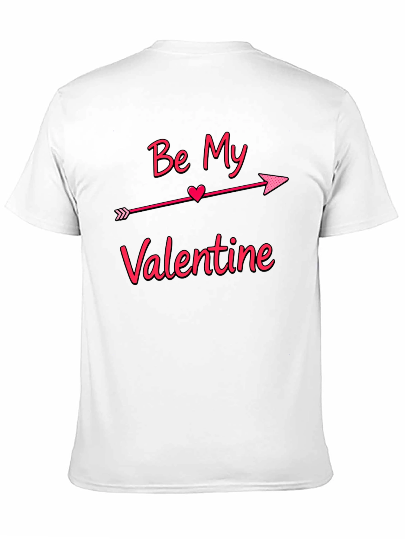 Be My Valentine T-Shirt - Arrow Heart Design
